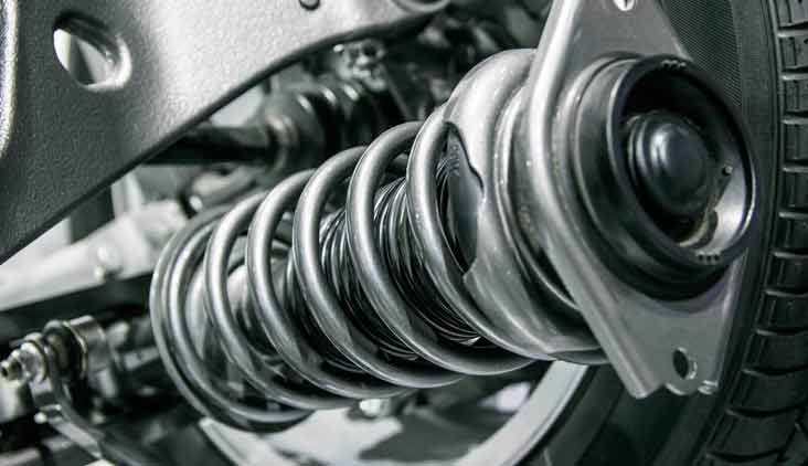 amortiguadores dañados