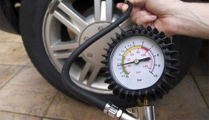presión de neumáticos
