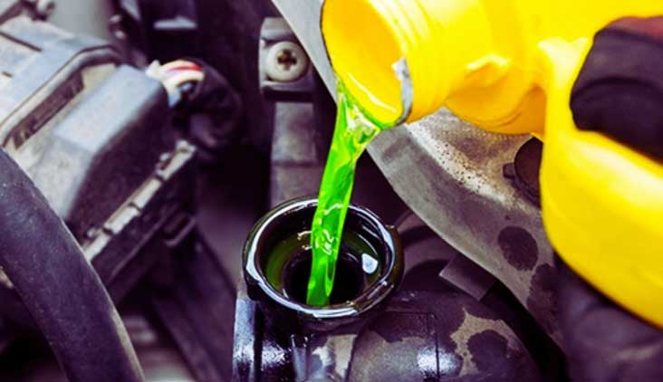 refrigerante para automóvil